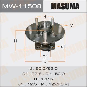 MASUMA MW11508 - Mozzo ruota autozon.pro