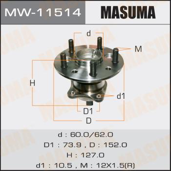 MASUMA MW-11514 - Mozzo ruota autozon.pro