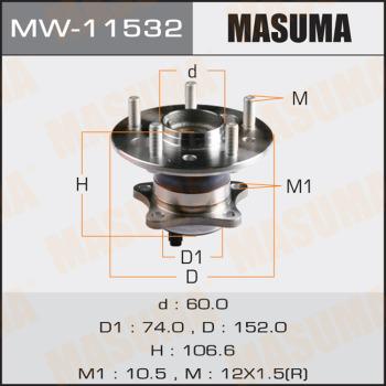 MASUMA MW-11532 - Mozzo ruota autozon.pro