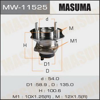 MASUMA MW11525 - Mozzo ruota autozon.pro