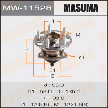 MASUMA MW-11528 - Mozzo ruota autozon.pro