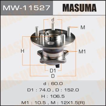 MASUMA MW-11527 - Mozzo ruota autozon.pro