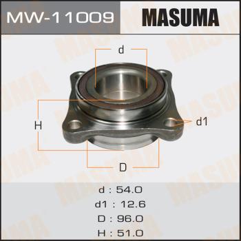 MASUMA MW-11009 - Kit cuscinetto ruota autozon.pro