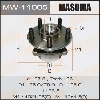 MASUMA MW-11005 - Mozzo ruota autozon.pro