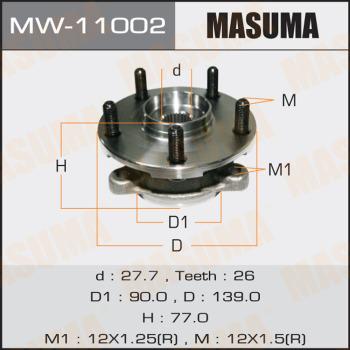 MASUMA MW-11002 - Mozzo ruota autozon.pro