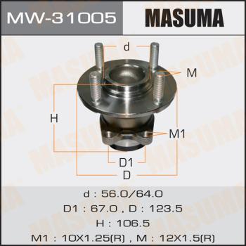 MASUMA MW-31005 - Mozzo ruota autozon.pro