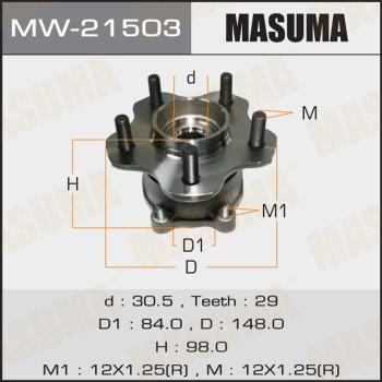 MASUMA MW-21503 - Mozzo ruota autozon.pro