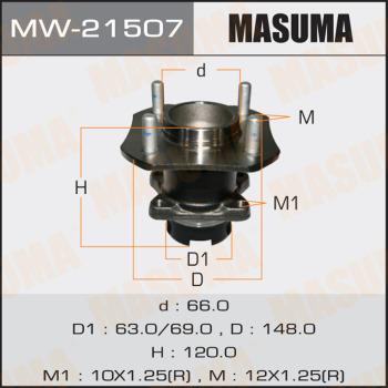 MASUMA MW-21507 - Mozzo ruota autozon.pro