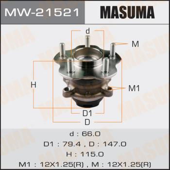 MASUMA MW-21521 - Mozzo ruota autozon.pro