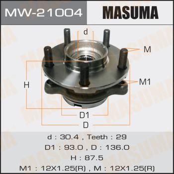 MASUMA MW-21004 - Mozzo ruota autozon.pro