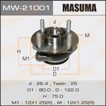 MASUMA MW-21001 - Mozzo ruota autozon.pro