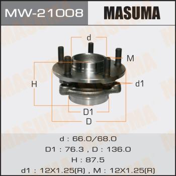 MASUMA MW-21008 - Mozzo ruota autozon.pro