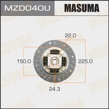 MASUMA MZD040U - Disco frizione autozon.pro