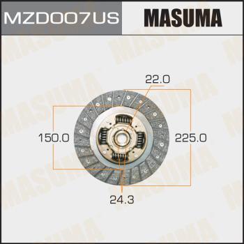 MASUMA MZD007US - Disco frizione autozon.pro