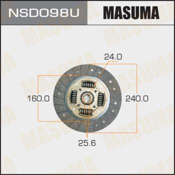 MASUMA NSD098U - Disco frizione autozon.pro