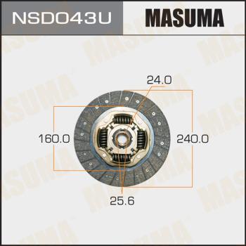 MASUMA NSD043U - Disco frizione autozon.pro