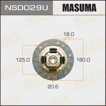 MASUMA NSD029U - Disco frizione autozon.pro