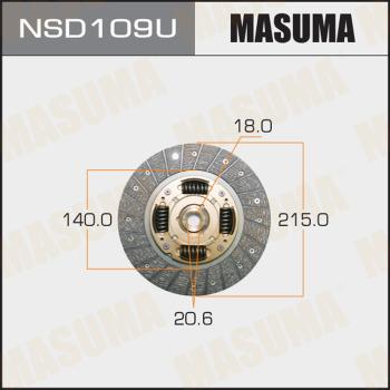 MASUMA NSD109U - Disco frizione autozon.pro