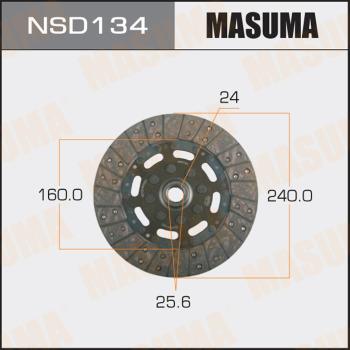 MASUMA NSD134 - Disco frizione autozon.pro