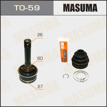 MASUMA TO-59 - Kit giunti, Semiasse autozon.pro