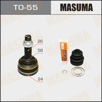 MASUMA TO-55 - Kit giunti, Semiasse autozon.pro