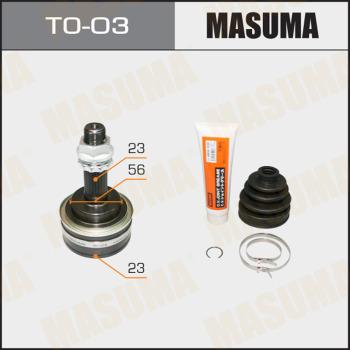 MASUMA TO-03 - Kit giunti, Semiasse autozon.pro