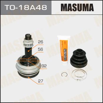 MASUMA TO-18A48 - Kit giunti, Semiasse autozon.pro