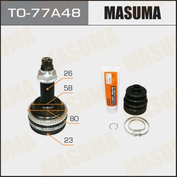 MASUMA TO-77A48 - Kit giunti, Semiasse autozon.pro