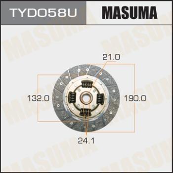 MASUMA TYD058 - Disco frizione autozon.pro