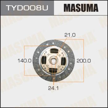 MASUMA TYD008U - Disco frizione autozon.pro