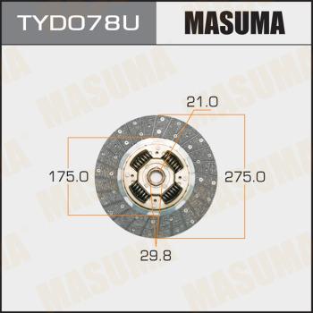 MASUMA TYD078U - Disco frizione autozon.pro