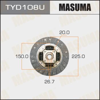 MASUMA TYD108U - Disco frizione autozon.pro