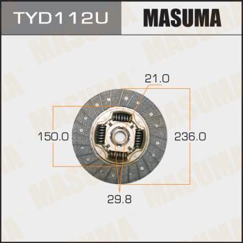 MASUMA TYD112U - Disco frizione autozon.pro