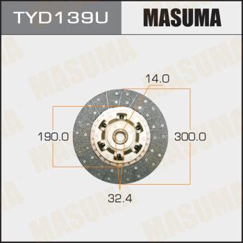 MASUMA TYD139U - Disco frizione autozon.pro