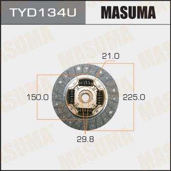 MASUMA TYD134U - Disco frizione autozon.pro