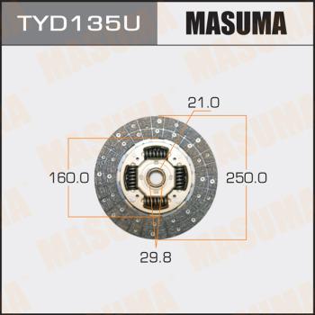 MASUMA TYD135U - Disco frizione autozon.pro