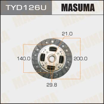 MASUMA TYD126U - Disco frizione autozon.pro