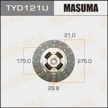 MASUMA TYD121U - Disco frizione autozon.pro