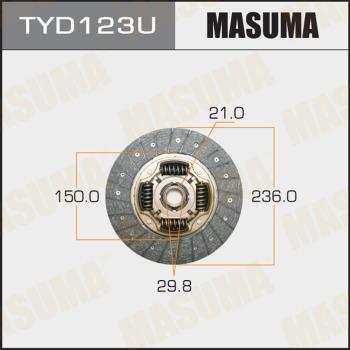 MASUMA TYD123U - Disco frizione autozon.pro