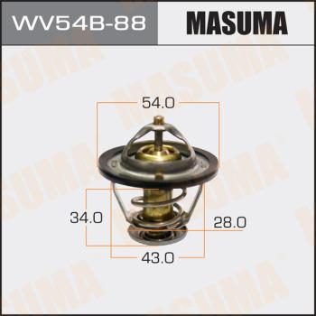 MASUMA WV54B-88 - Termostato, Refrigerante autozon.pro