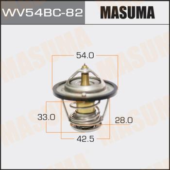 MASUMA WV54BC-82 - Termostato, Refrigerante autozon.pro