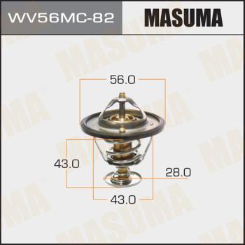 MASUMA WV56MC-82 - Termostato, Refrigerante autozon.pro