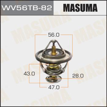 MASUMA WV56TB-82 - Termostato, Refrigerante autozon.pro