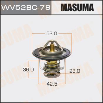 MASUMA WV52BC78 - Termostato, Refrigerante autozon.pro