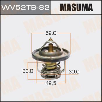 MASUMA WV52TB-82 - Termostato, Refrigerante autozon.pro