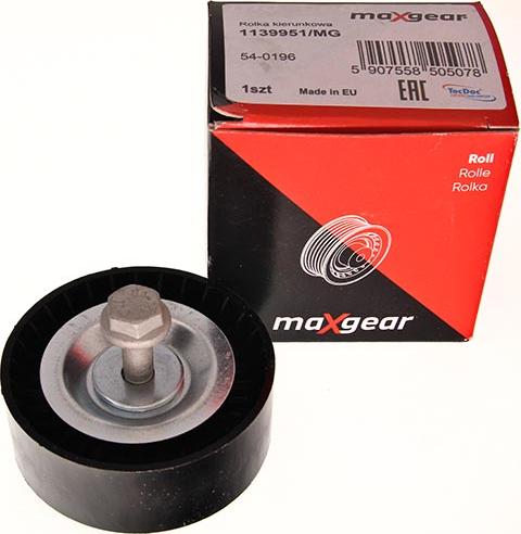 Maxgear 54-0196 - Galoppino / Guidacinghia, Cinghia Poly-V autozon.pro