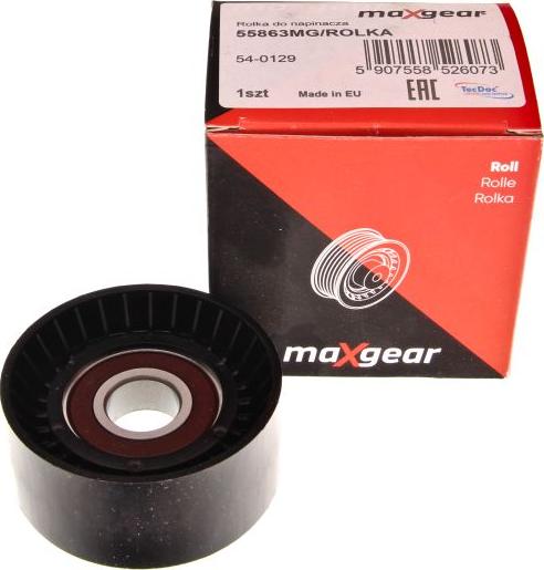 Maxgear 54-0129 - Galoppino / Guidacinghia, Cinghia Poly-V autozon.pro