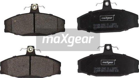 Maxgear 19-0490 - Kit pastiglie freno, Freno a disco autozon.pro