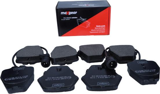 Maxgear 19-0409 - Kit pastiglie freno, Freno a disco autozon.pro