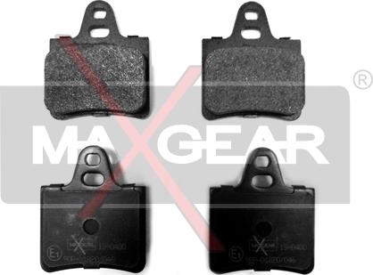 Maxgear 19-0400 - Kit pastiglie freno, Freno a disco autozon.pro